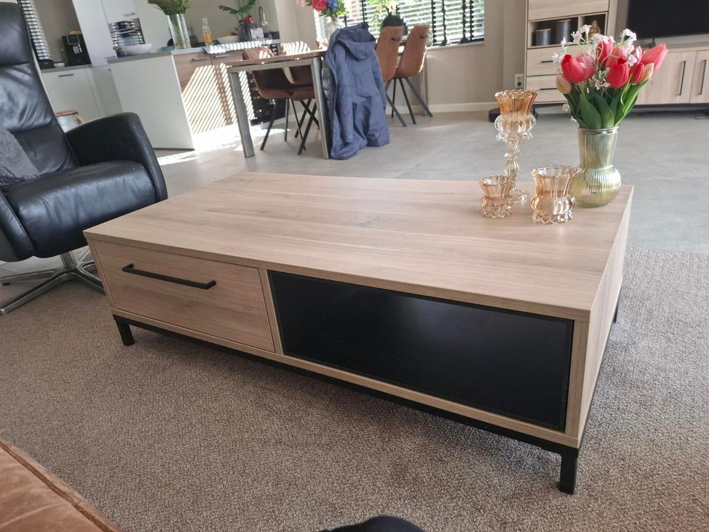 Salontafel Lamulux Bridge Fresh Oak - Zo goed als nieuw, 100 tot 150 cm, 50 tot 100 cm, Zo goed als nieuw, Minder dan 50 cm