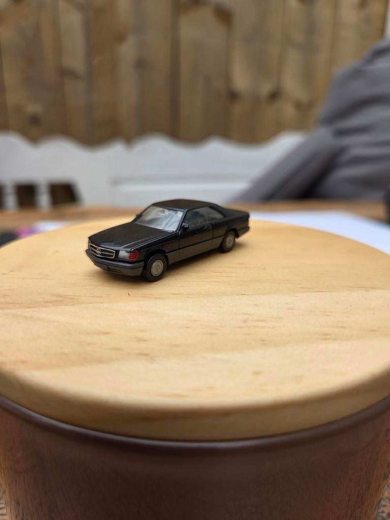 Herpa Mercedes 560 sec coupe 1/87, Ophalen, Zo goed als nieuw, Auto, Herpa