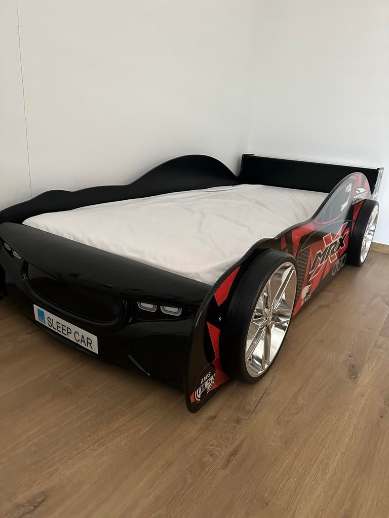 Mooi autobed 90x200 met lattenbodem, Kinderen en Baby's, Kinderkamer | Bedden, Ophalen, 85 tot 100 cm, Gebruikt, Lattenbodem
