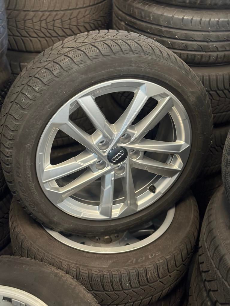 Audi A3 Velgen Set - 215/55R17, Banden en Velgen, 17 inch, Personenwagen, Gebruikt