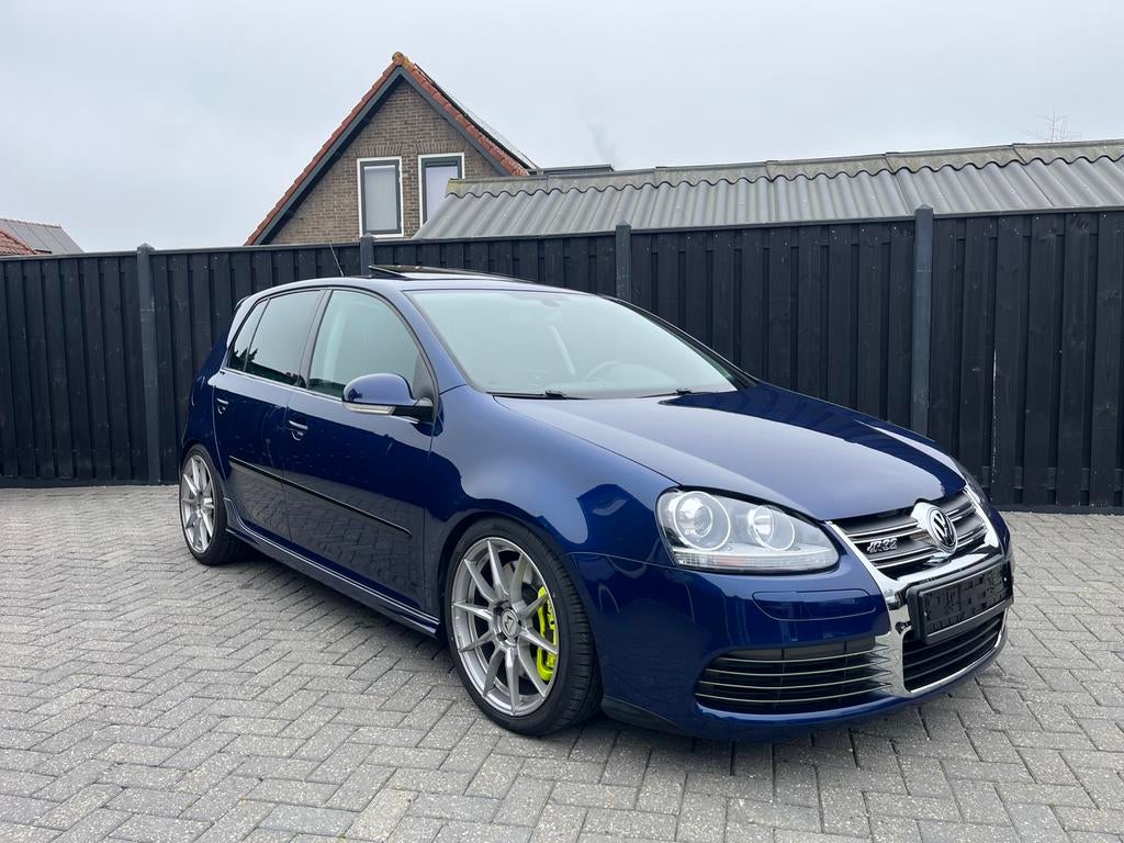 Volkswagen Golf 5 R32 3.2 VR6 4M, Stof, Zwart, 3189 cc, Blauw