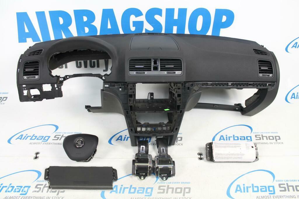 Airbag set - Dashboard zwart Skoda Yeti facelift 2009-heden
