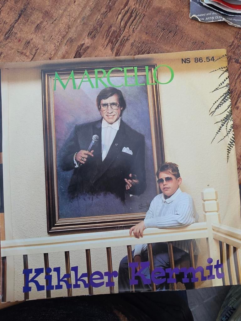 Marcello - Kikker Kermit (Vinyl Single), Ophalen of Verzenden, Gebruikt, 7 inch
