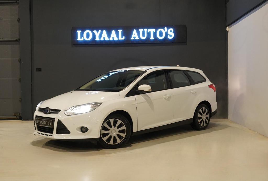 Ford Focus Wagon 1.0 EcoBoost Edition | AIRCO PDC | NAP | AP, Auto's, Ford, Euro 5, 101 pk, Gebruikt, Wit