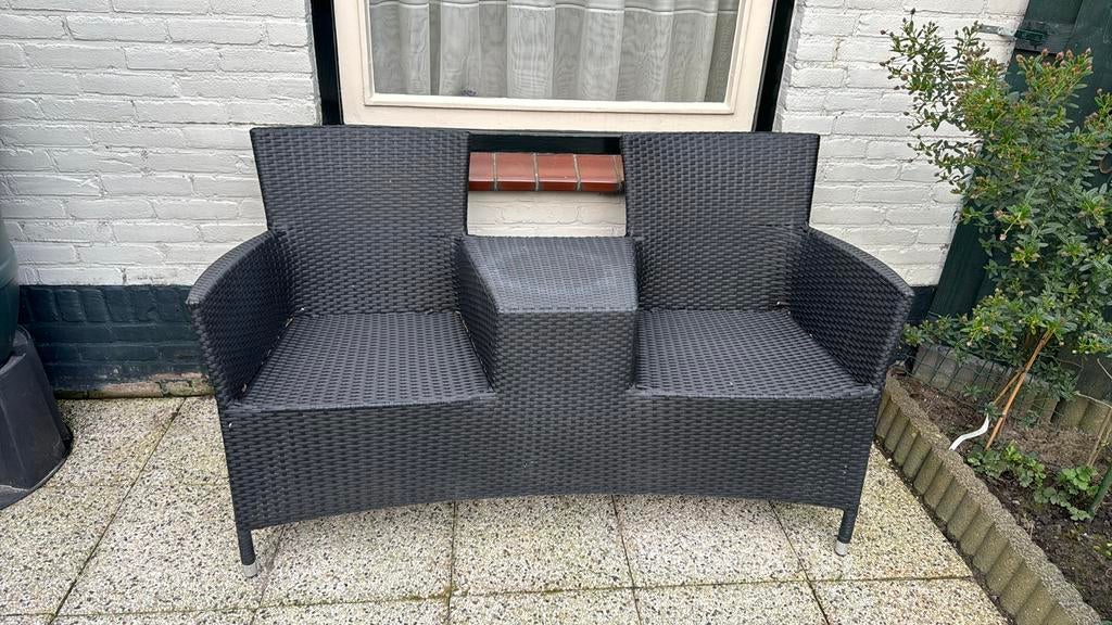 Tuinbank, PR design grijs., Ophalen, Gebruikt