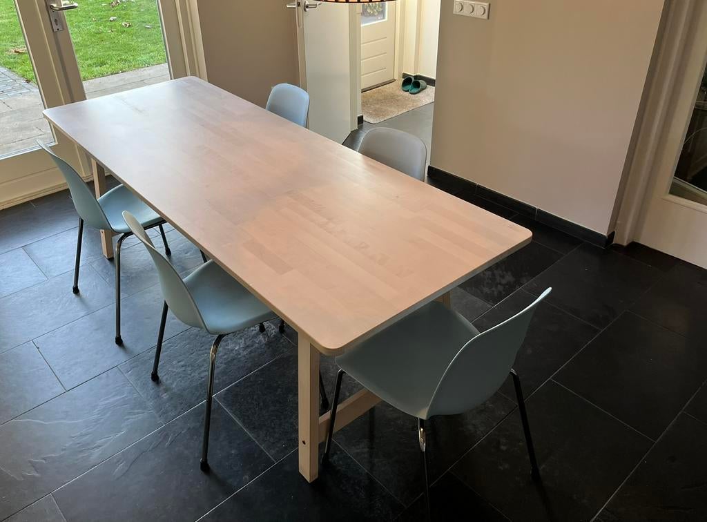Eettafel Norråcker te koop, Ophalen, 200 cm of meer, Scandinavisch, 50 tot 100 cm