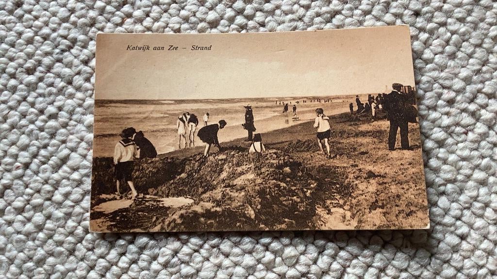 Ansichtkaart Katwijk aan Zee Strand 1928. 934, Verzamelen, Ansichtkaarten | Nederland, Ophalen of Verzenden, 1920 tot 1940, Gelopen