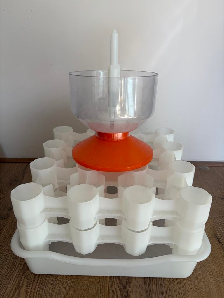 Flessenrek en flessenspoeler voor bierbrouwen, Hobby en Vrije tijd, Overige Hobby en Vrije tijd, Ophalen, Gebruikt