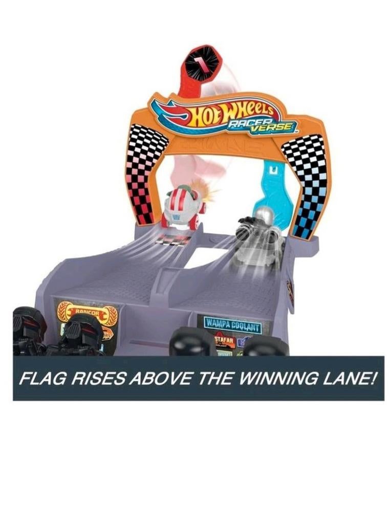 Hot Wheels RacerVerse Star Wars Baanset Grogu/Mandalorian, Racebaan, Zelf te bouwen, Nieuw, Ophalen of Verzenden