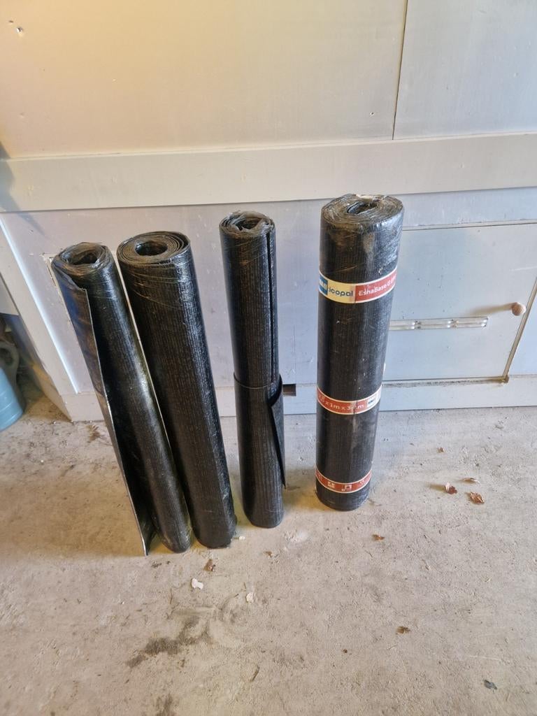 Icopal 3 mm dakbedekking, Doe-het-zelf en Verbouw, Overige materialen, Zwart, Nieuw, Ophalen of Verzenden