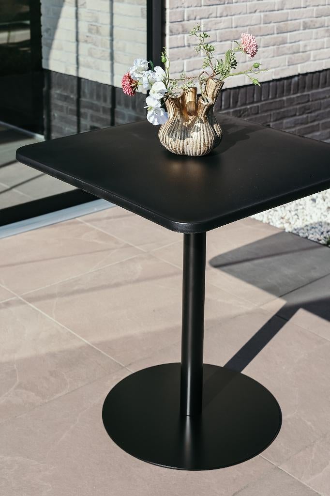 Tuintafel Max 70x70 PARTIJVOORDEEL OP=OP, Tuin en Terras, Ophalen, Nieuw, Vierkant, Kunststof