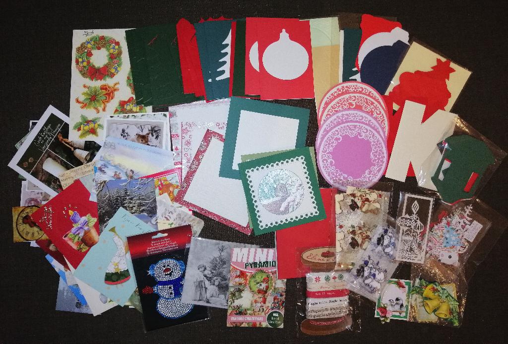Knutselpakket voor kaarten maken - KERST #1, Hobby en Vrije tijd, Kaarten | Zelf maken, Ophalen of Verzenden, Nieuw, Kerst, Overige typen
