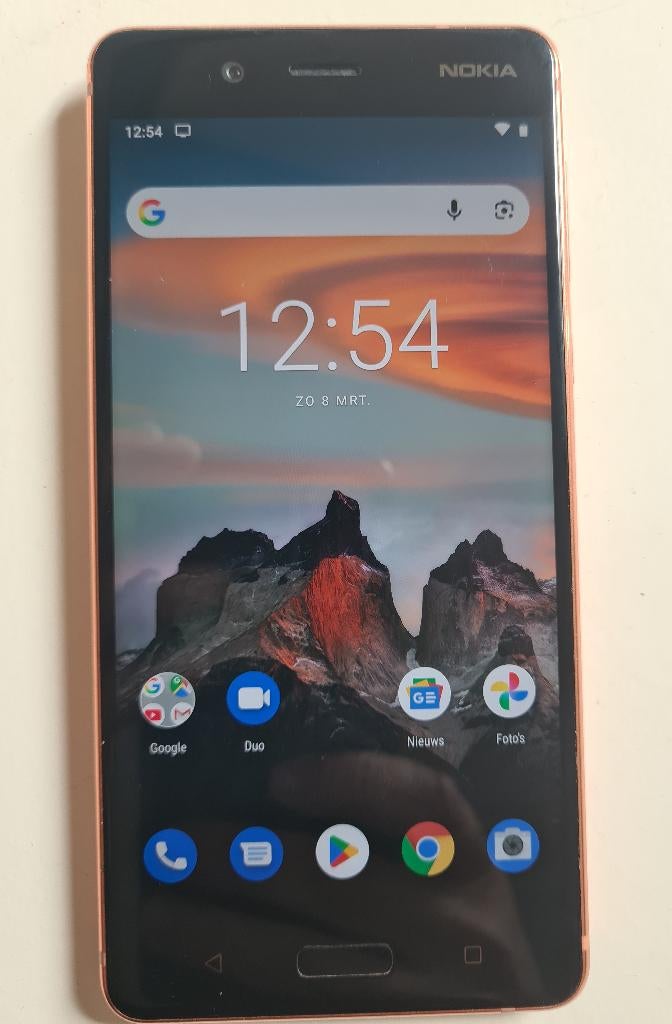 Nokia 8 TA1052 / 4GB RAM / 64GB opslag / koper, Gebruikt, Overige modellen, Overige kleuren, Touchscreen