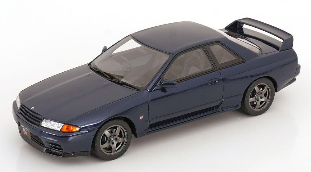 OttoMobile 1:18 Nissan Skyline GT-R BNR32 1993 donkerblauw, Ophalen of Verzenden, Nieuw, Auto, OttOMobile