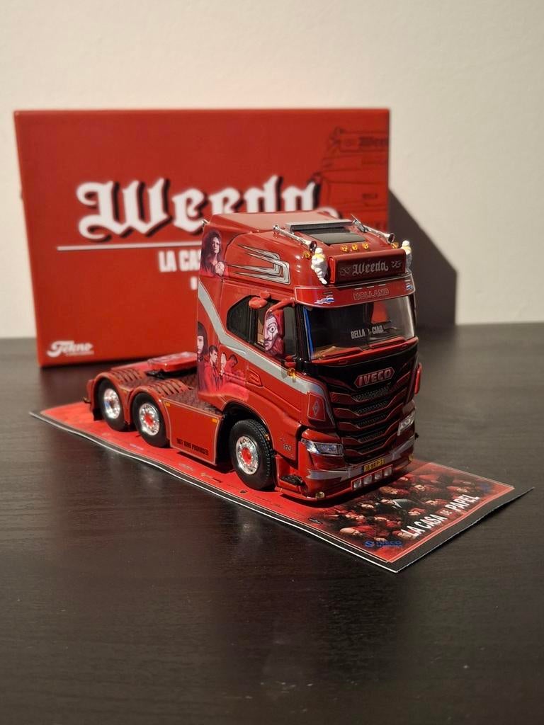 Weeda iveco 1:50, Ophalen of Verzenden, Gebruikt, Bus of Vrachtwagen