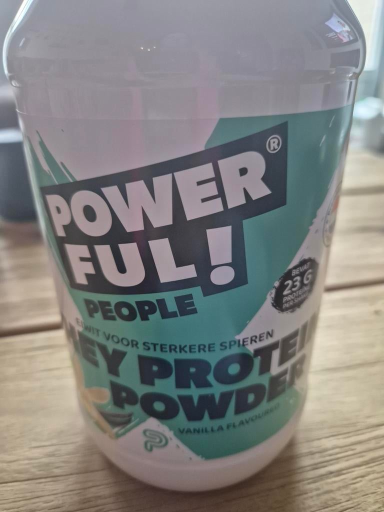 Power Ful! People Whey Protein Powder Vanille, Ophalen of Verzenden