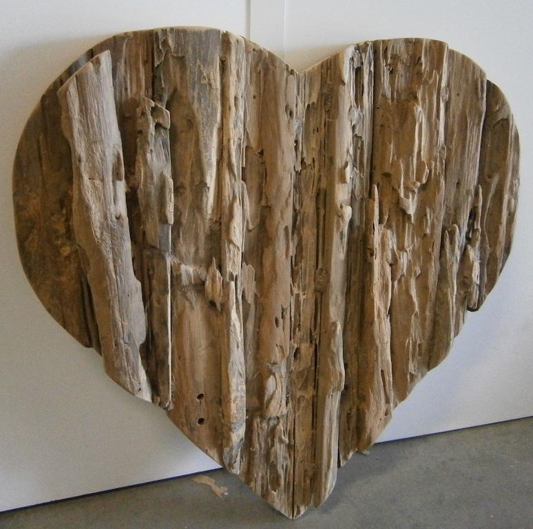 Hartje – massief teakhout - 40 cm - Nieuw bij TTM Wonen, TTM Wonen, Meubels – (Perzische) Tapijten en Woonaccessoires, Taag 63, 2491 CS, Den Haag (Forepark)