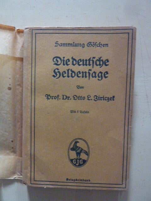 Otto Jiriczek - Die deutsche heldensage, Boeken, Ophalen of Verzenden, Gelezen