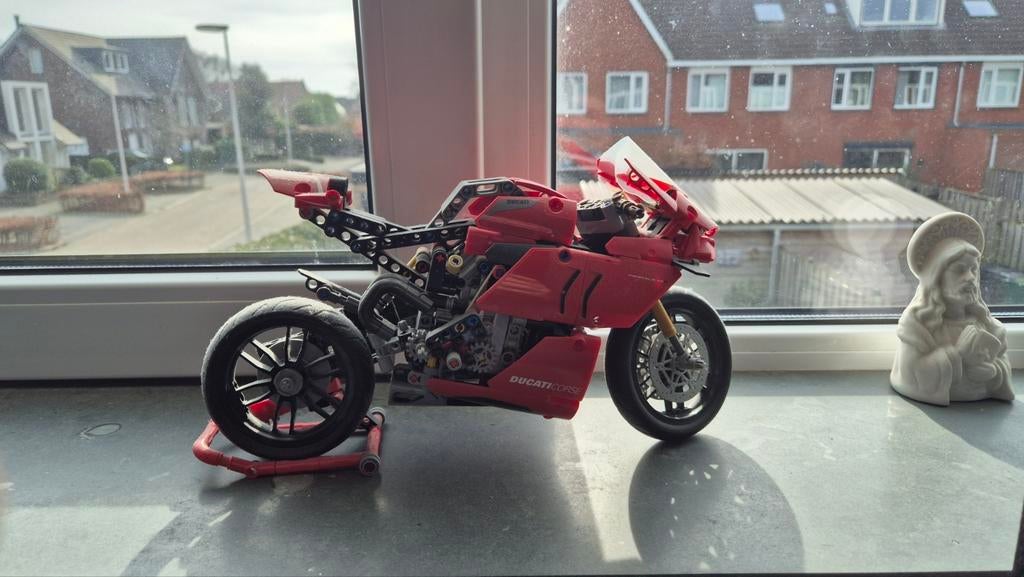 Lego motors ducati badman motor en acrapovic, Ophalen of Verzenden, Zo goed als nieuw