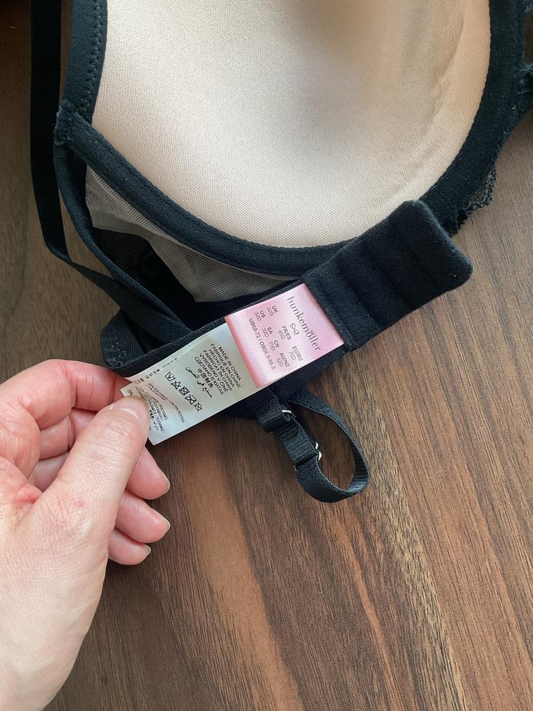 Hunkemöller Zwarte Kanten BH 70D, Ophalen of Verzenden, Zwart, BH