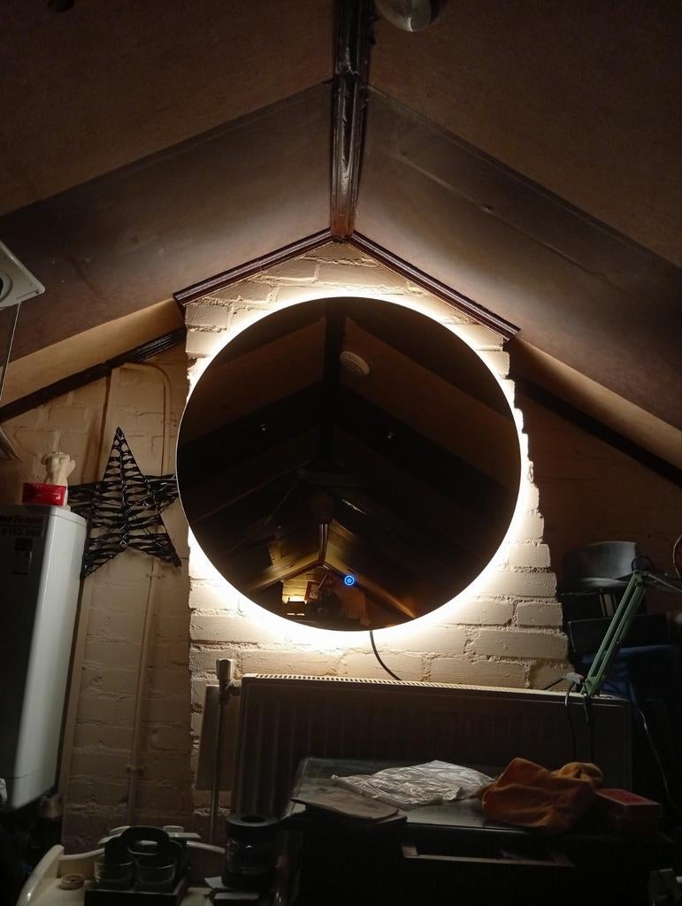 De Giro Led Badkamerspiegel 80x80, Huis en Inrichting, Badkamer | Badtextiel en Accessoires, Ophalen, Nieuw, Overige kleuren