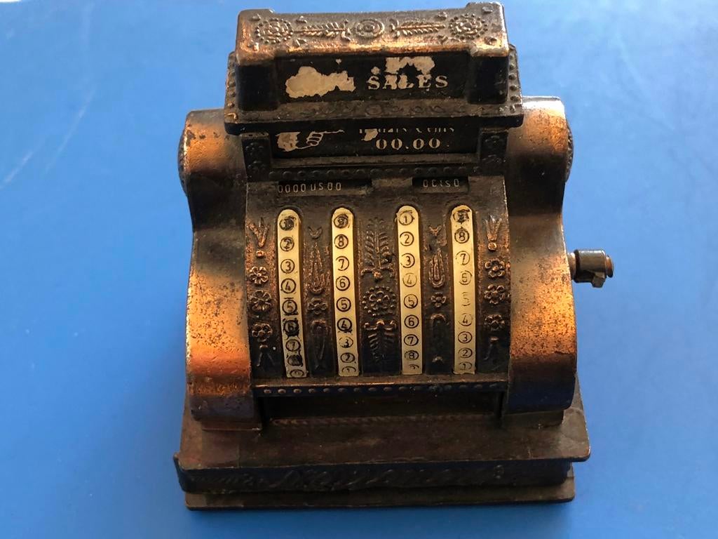 Puntenslijper van een National kassa - Hij is incompleet!, Ophalen of Verzenden, Gebruikt