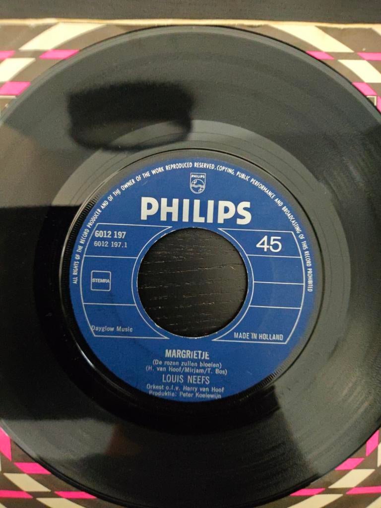 Louis Neefs. Margrietje, Cd's en Dvd's, Vinyl Singles, Ophalen of Verzenden, Gebruikt, 7 inch, Nederlandstalig