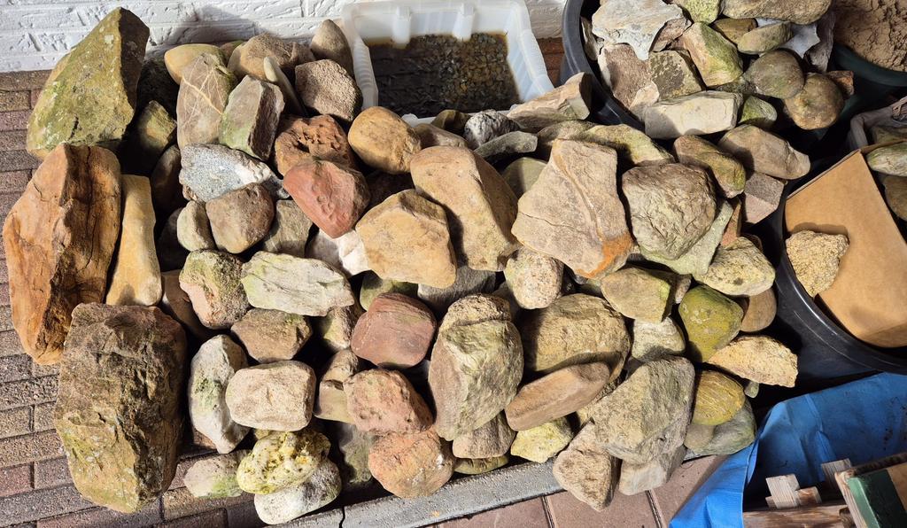 Veldkeien, gratis af te halen., Ophalen, Gebruikt