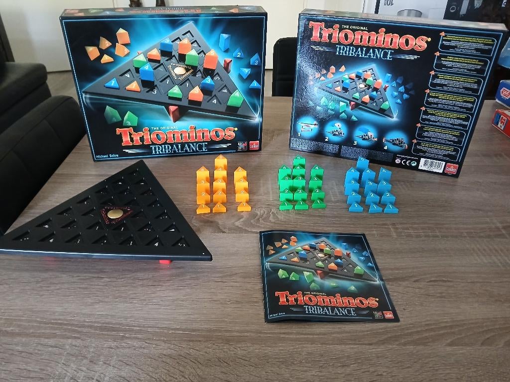 Triominos- Tribalans, Een of twee spelers, Ophalen of Verzenden, Nieuw, Gollath