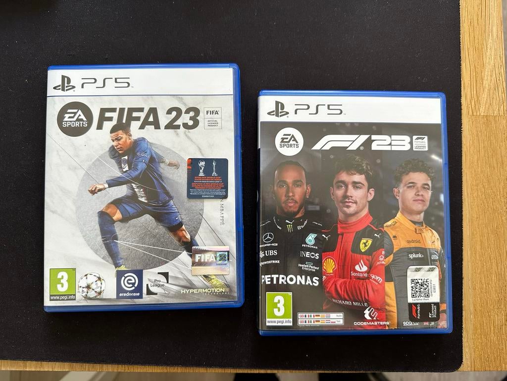 PS5 games: FIFA 23 & F1 23 - Zo goed als nieuw!, Ophalen, Zo goed als nieuw