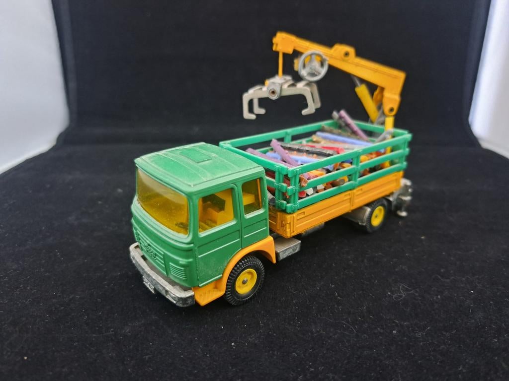 Siku V-Serie Metall V 349 LKW met kraan 1973, Ophalen of Verzenden, Gebruikt, 1:50 of kleiner, Truck