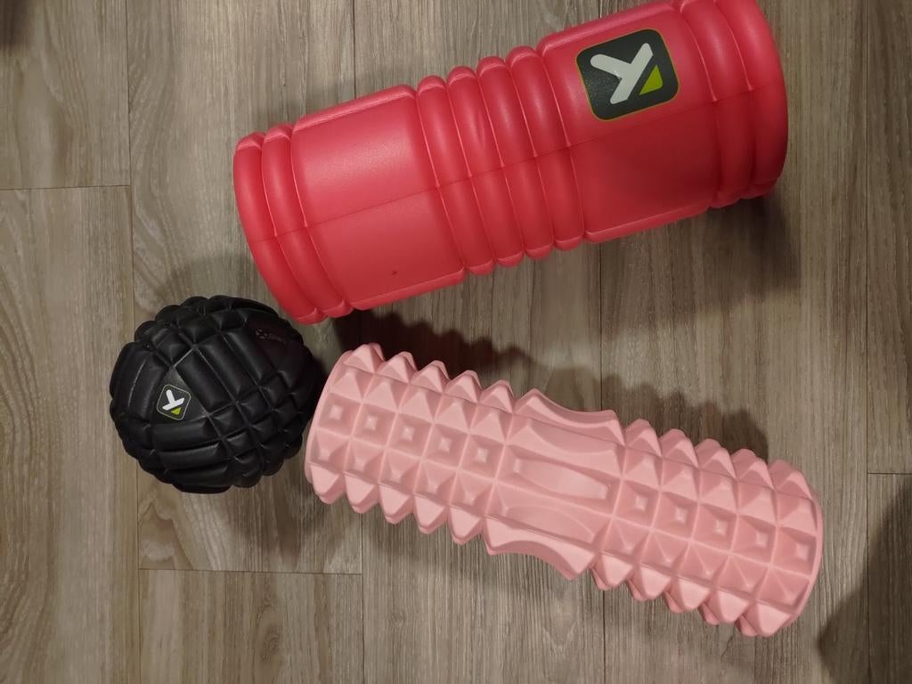 TriggerPoint foamrollers en massagebal, Ophalen, Gebruikt, Benen, Foamroller