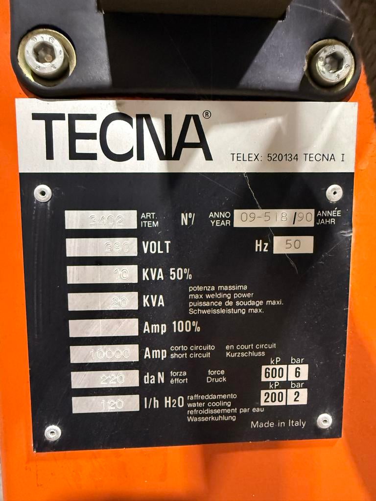 TECNA Puntlasapparaat 3462 - Krachtig en Betrouwbaar, Ophalen, Gebruikt, 250 ampère of meer, Overige typen