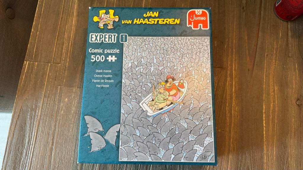 Jan van Haasteren Expert 1 Overal Haaien 500 stukjes, Ophalen of Verzenden, Gebruikt
