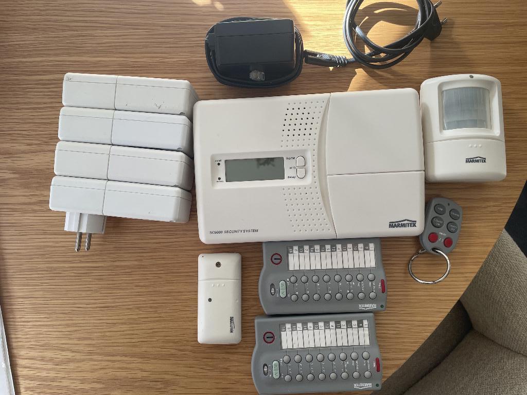 huis beveiliging Marmitek SC9000, Doe-het-zelf en Verbouw, Alarmsystemen, Gebruikt, Ophalen of Verzenden, Compleet systeem, Draadloos