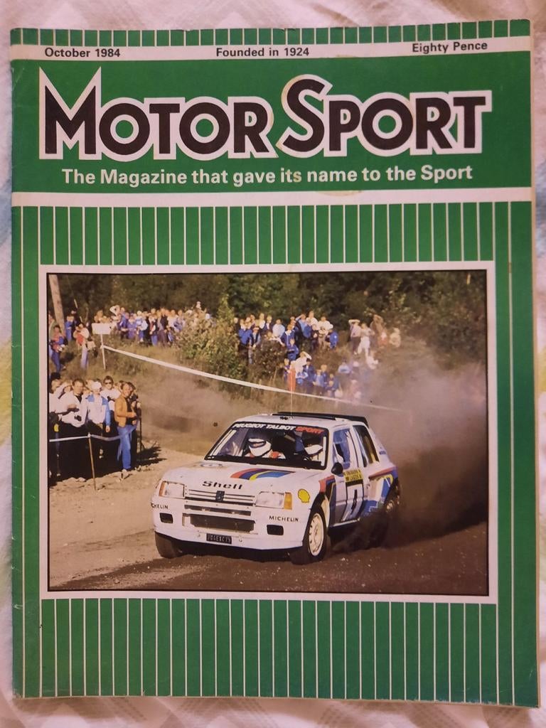 Motor Sport tijdschrift oktober 1984, Ophalen of Verzenden