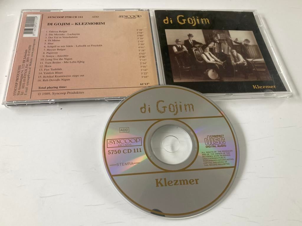 Di Gojim - Klezmer, Cd's en Dvd's, Ophalen of Verzenden, Zo goed als nieuw, Aziatisch