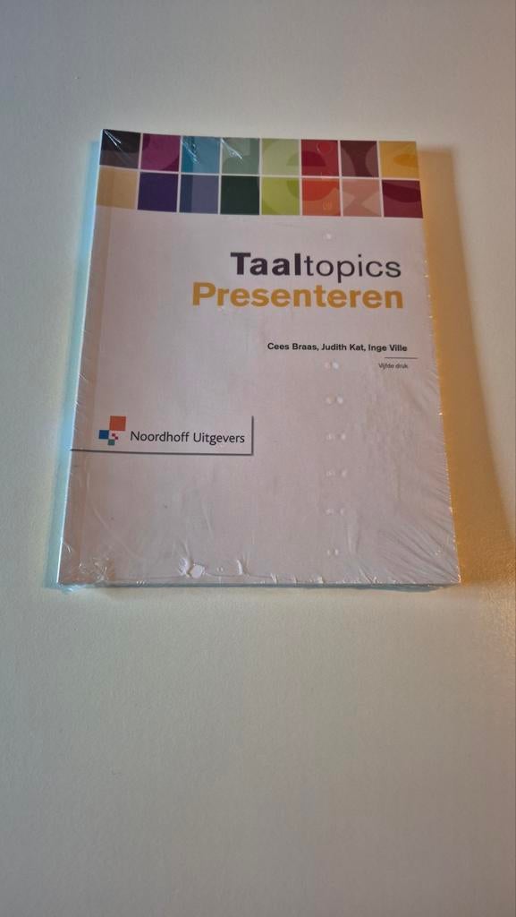 Taaltopics presenteren, Boeken, Studieboeken en Cursussen, Ophalen of Verzenden, Nieuw, HBO, Noordhoff Uitgevers