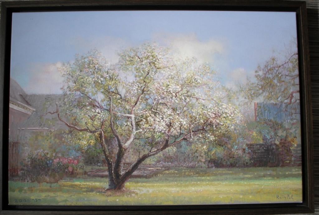 Rein Pol, tuin in Aduard. Giclee met certificaat., Ophalen