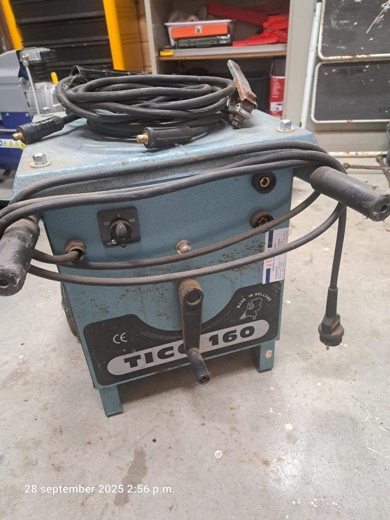 Tico 160 lasmachine, Doe-het-zelf en Verbouw, Gereedschap | Lasapparaten, Ophalen, Minder dan 150 ampère, Elektroden