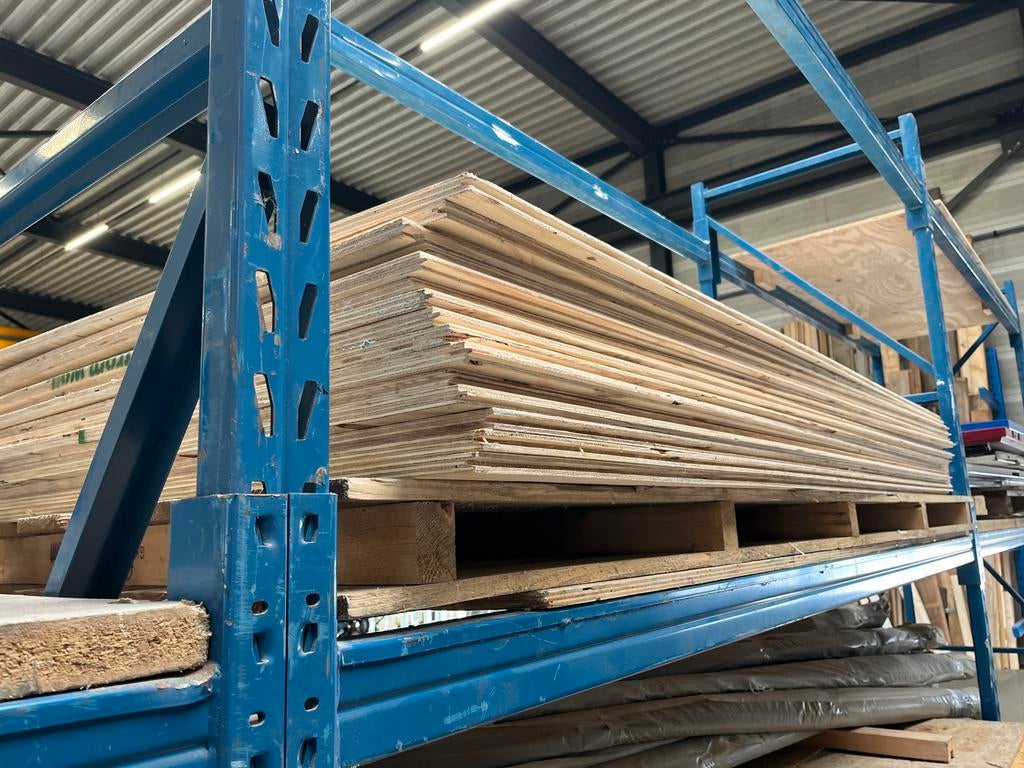 Underlayment platen met groef 244x122 18 mm, Ophalen, Nieuw, Hout, Minder dan 20 mm