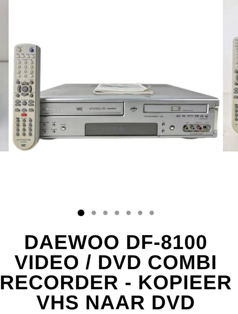 Daewoo DF-8100 VHS naar DVD Recorder - Nieuw in Doos, Ophalen
