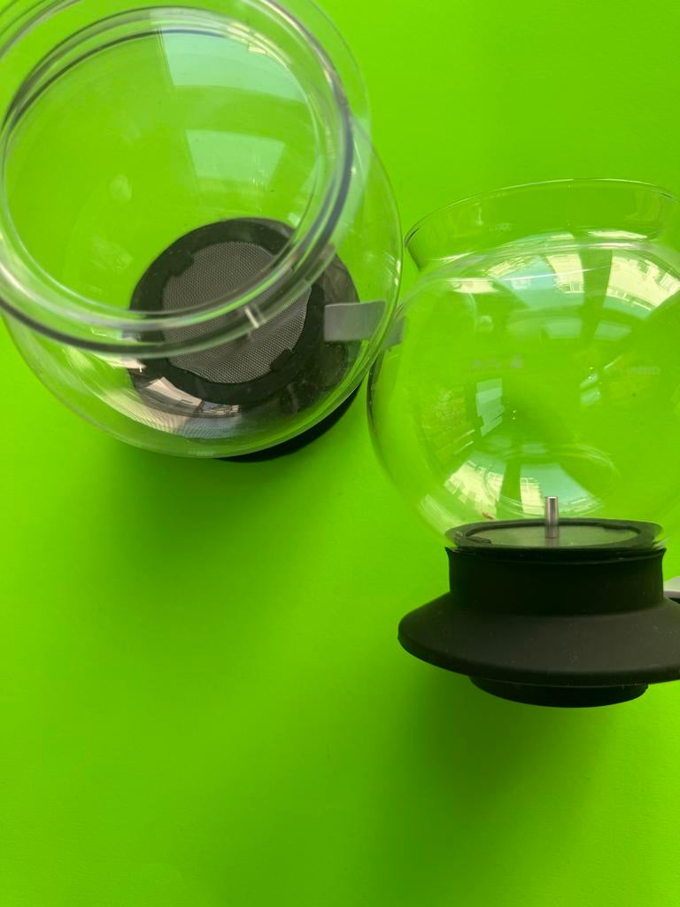 Tea dripper / theezetter met filter, Ophalen of Verzenden, Zo goed als nieuw