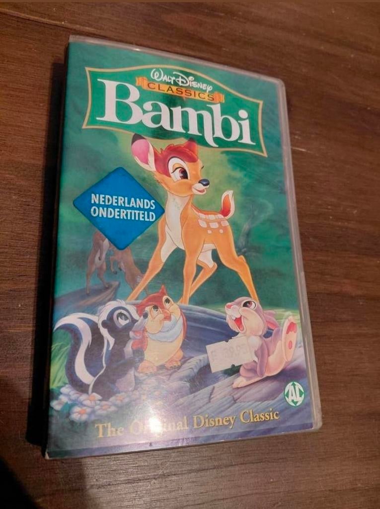 Disney Classics Bambi videoband. Engels gesproken., Cd's en Dvd's, VHS | Kinderen en Jeugd, Alle leeftijden, Ophalen of Verzenden