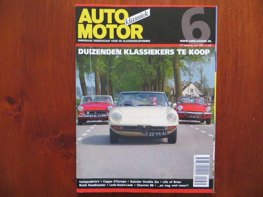 Auto Motor Klassiek 6 2005 Daimler, Herald, MGB, Alfa 2000, Ophalen of Verzenden, Nieuw, Alfa Romeo