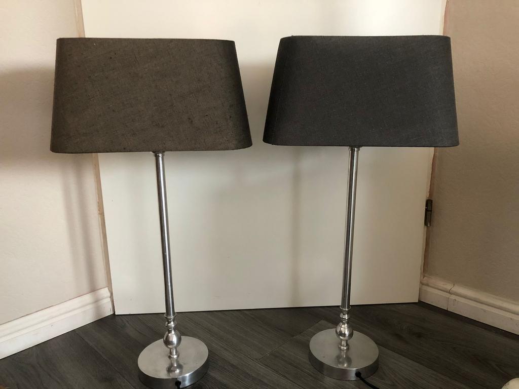 Riverdale tafellamp/schemerlamp 2 stuks, 50 tot 75 cm, Zo goed als nieuw, Metaal, Riverdale