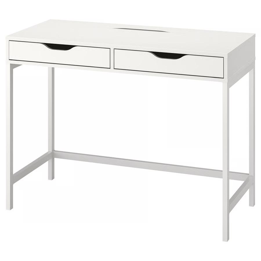 IKEA ALEX bureau wit met lades, Huis en Inrichting, Ophalen, Met lades, Spaanplaat of MDF, Zo goed als nieuw