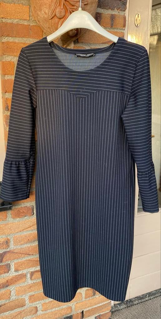 Juffrouw Jansen Amsterdam donkerblauwe jurk L / large / 40, Kleding | Dames, Maat 38/40 (M), Blauw, Nieuw, Ophalen of Verzenden