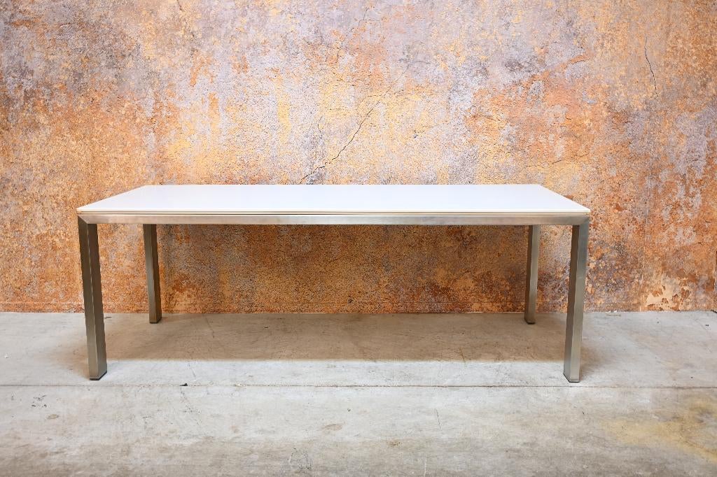 AlsNIEUW witte Arco Graphic designtafel + evt stoelen