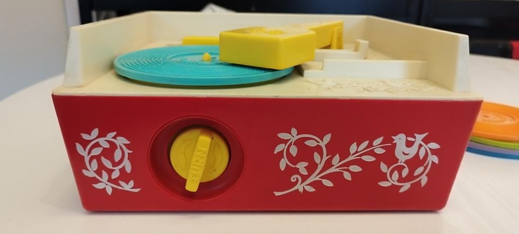 Originele oude Fisher-Price Music Box Record Player uit 1971, Ophalen of Verzenden